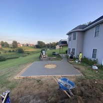 Patio and fire pit project